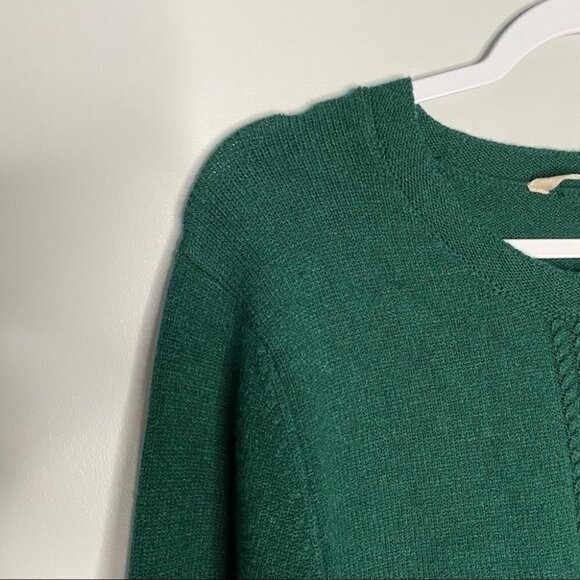 Soft Surroundings Green Priscilla Sweater - Picture 2 of 6